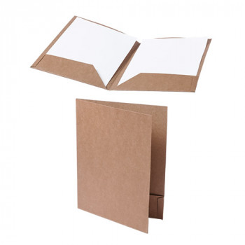 Еко папка со два џеба рециклирана